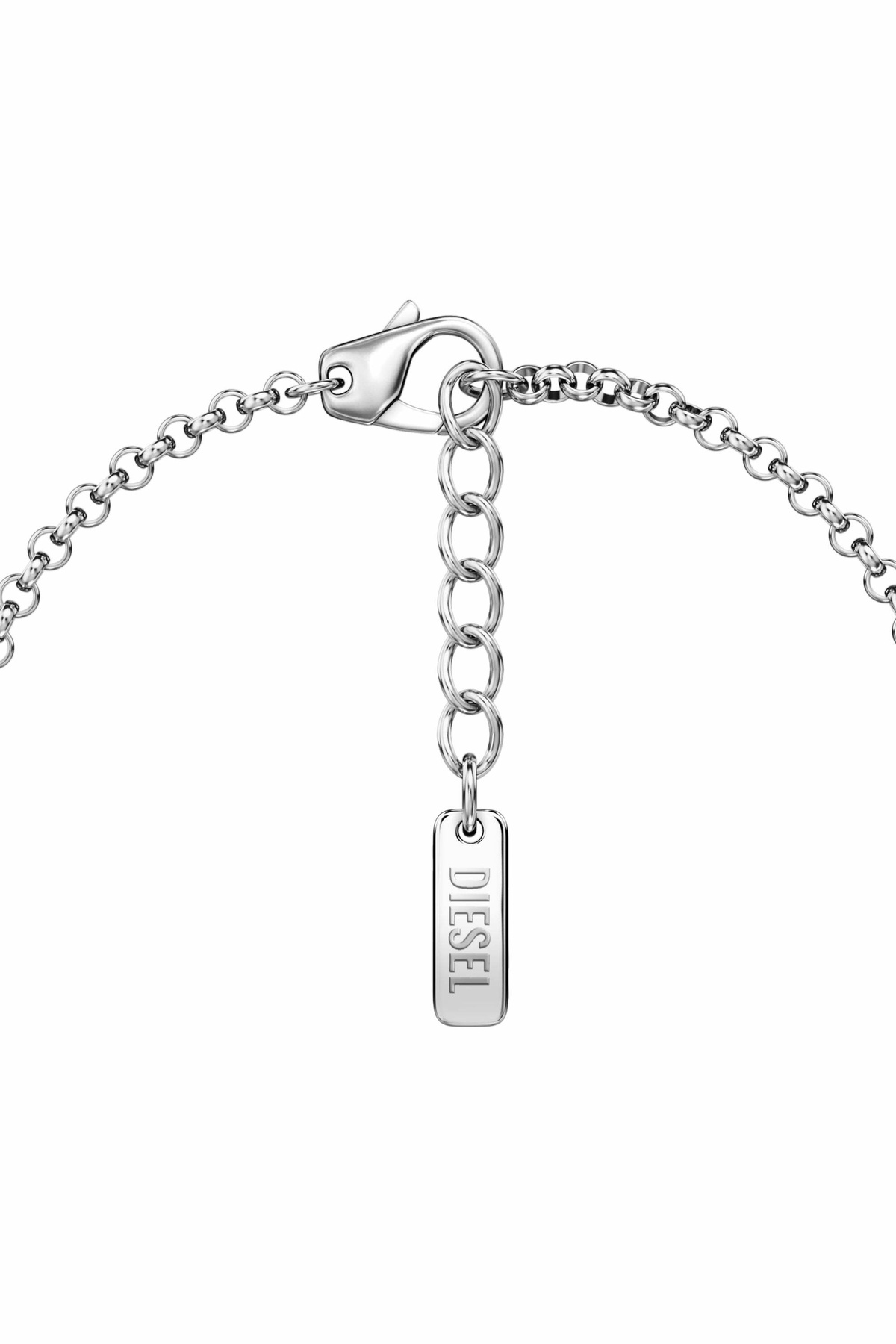 Diesel Stainless Steel Chain Bracelet - Bracelets - Unisex - Silver
