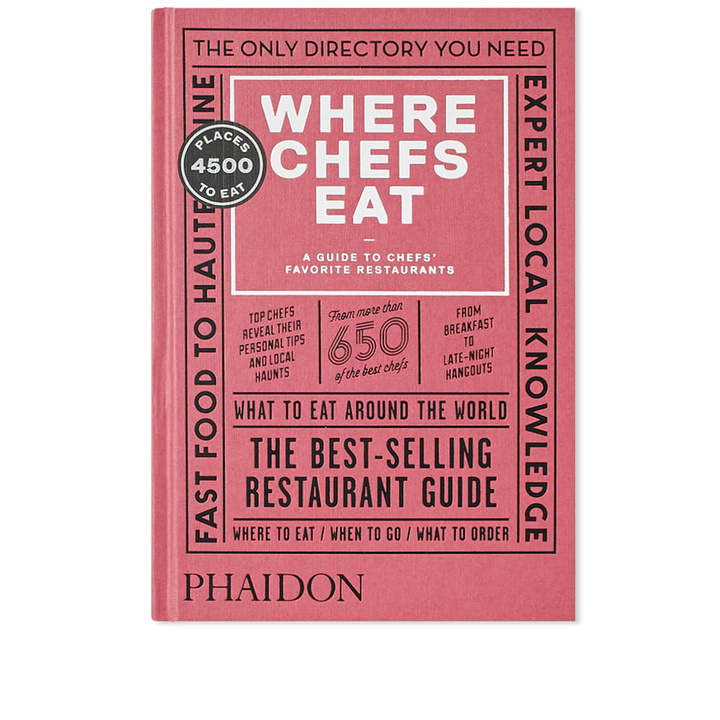Photo: Phaidon Where Chefs Eat (Third Edition) in Joe Warwick 