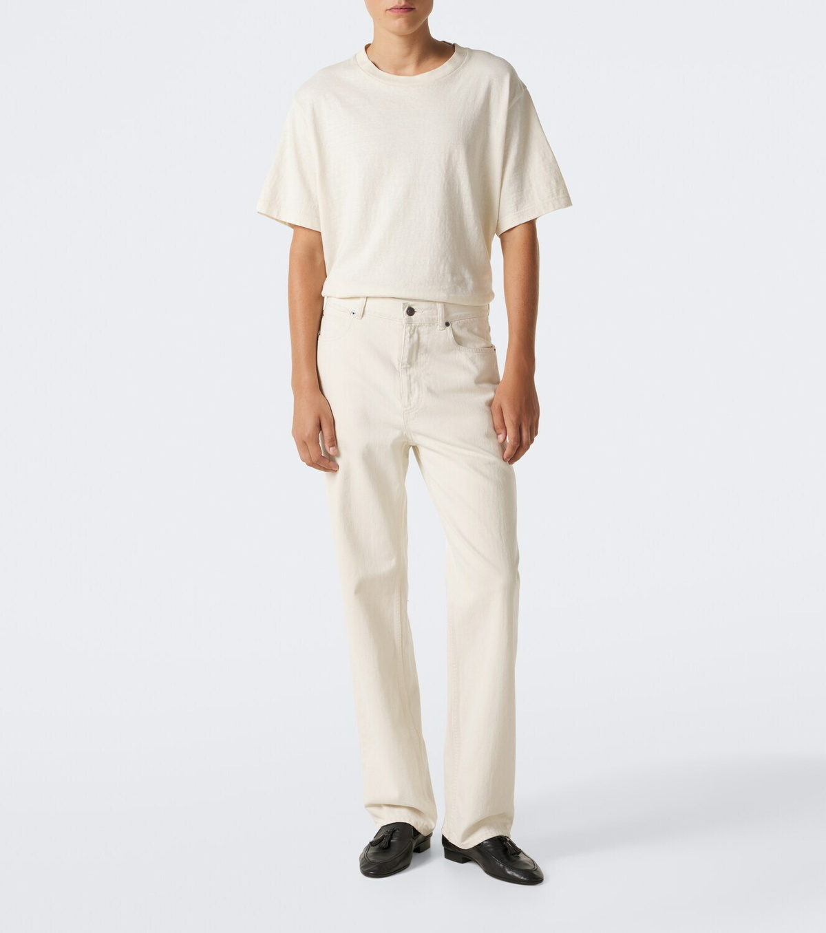 The Row Vanya straight jeans