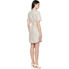 Burberry Beige Check Minidress