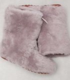 Loro Piana Quinn shearling ankle boots