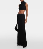 Mônot Mid-rise maxi skirt