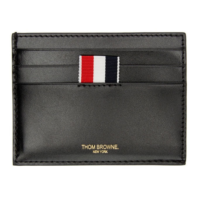 Photo: Thom Browne Black Embossed Toy Icon Card Holder