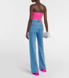 Giuseppe di Morabito Embellished high-rise wide-leg jeans