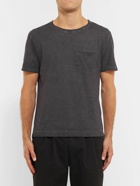 Massimo Alba - Panarea Slim-Fit Garment-Dyed Cotton-Jersey T-Shirt - Black