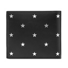 Saint Laurent Silver Star East West Billfold Wallet