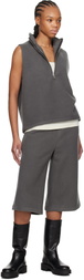 Rier Gray Fleece City Vest
