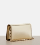 Christian Louboutin Bettina Small metallic leather clutch