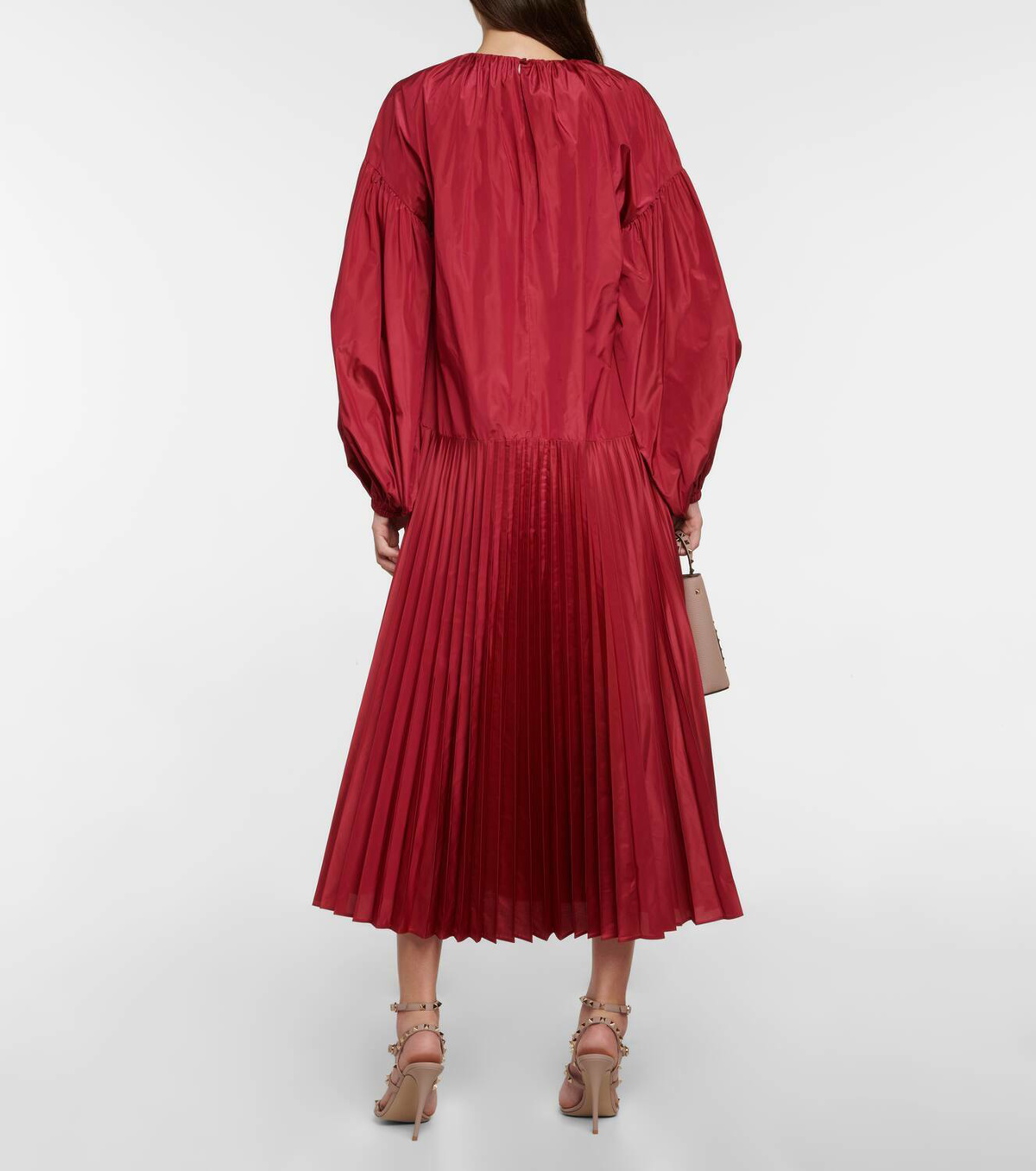 Valentino clearance pleated dress