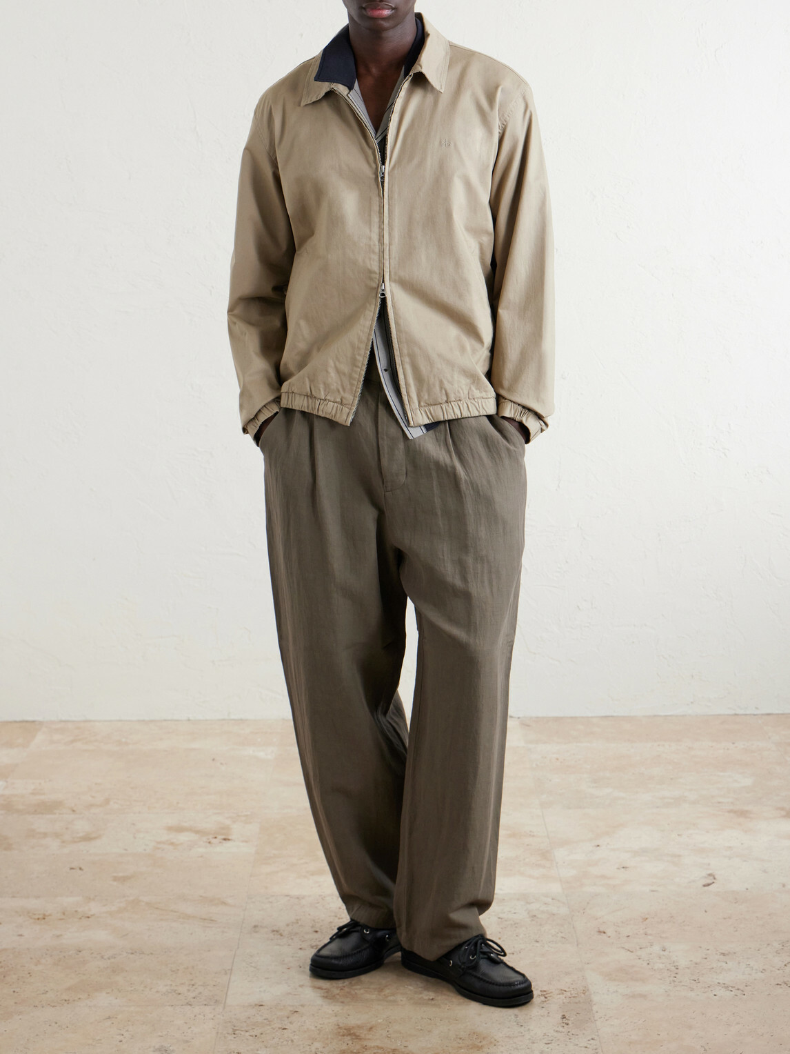 Rag & Bone - Harrington Cotton-Blend Jacket - Neutrals
