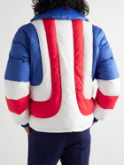 Casablanca - Quilted Striped Shell Jacket - White