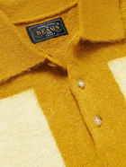 Beams Plus - Jacquard-Knit Polo Shirt - Yellow