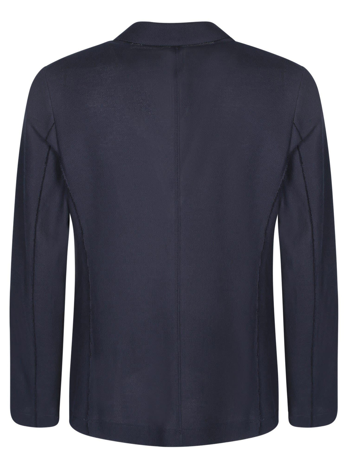 Harris Wharf London Honeycomb Blue Cotton Jacket