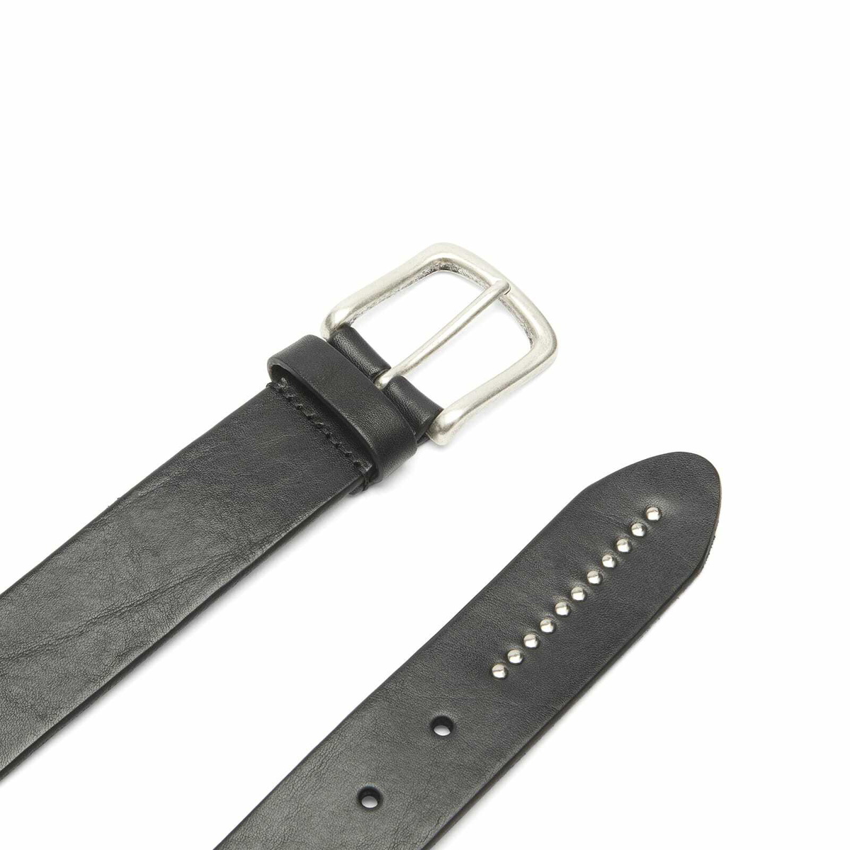 Anderson's Men's Andersons Casual Stud Trimmed Leather Belt in Black