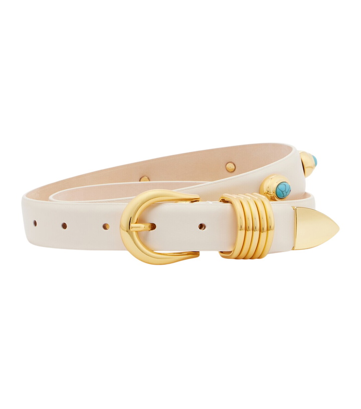 Photo: Déhanche Hollyhock embellished leather belt