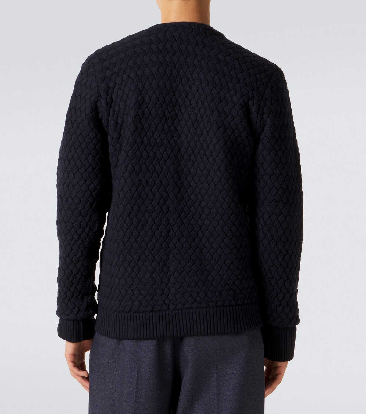 Bottega Veneta Intrecciato wool cardigan