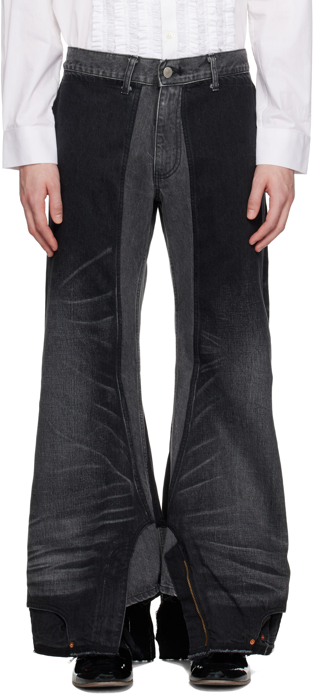Junya Watanabe Black Levi's Edition Garment Treated W Name Jeans