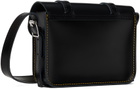 Dr. Martens Black 7 Inch Leather Crossbody Bag