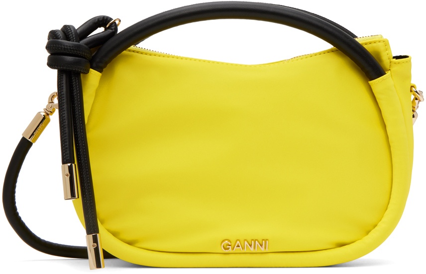 Photo: GANNI Yellow Mini Knot Bag