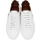 Givenchy White and Black Reverse Logo Urban Street Sneakers