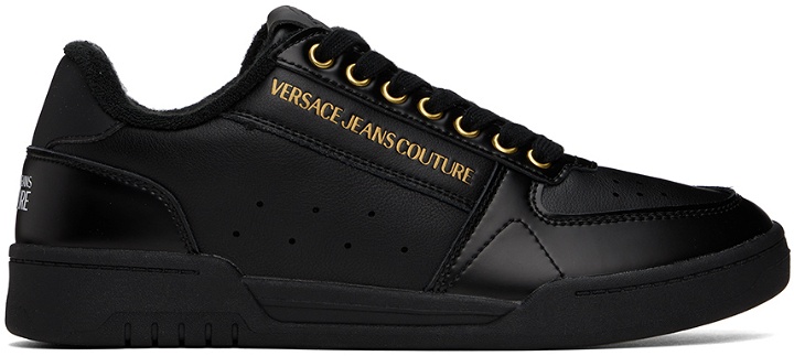 Photo: Versace Jeans Couture Black Brooklyn Sneakers