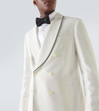 Brunello Cucinelli Cotton tuxedo jacket