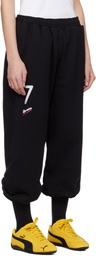 Prototypes Black '07' Cropped Lounge Pants
