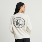 END. Leisure Long Sleeve T-Shirt in Smoke White