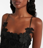 Blumarine Floral lace minidress