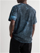 Nicholas Daley - Garment-Dyed Cotton-Jersey T-Shirt - Blue