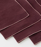 Once Milano Set of 4 linen napkins