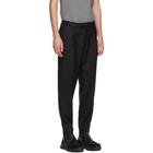 Moncler Black Wool Sport Trousers