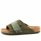 Birkenstock Men's Kyoto in Thyme Suede