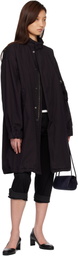 COOR Black Garment Dyed Fishtail Parka