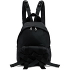 Simone Rocha Black Beaded Utility Bow Backpack
