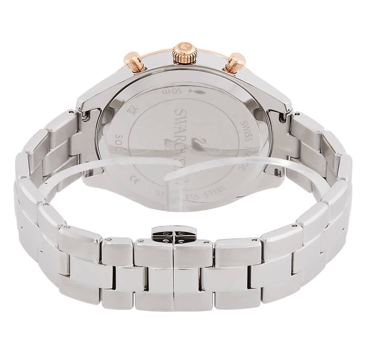 Swarovski Octea Lux Sport Chronograph Quartz Crystal Silver Dial Unisex Watch 5610494
