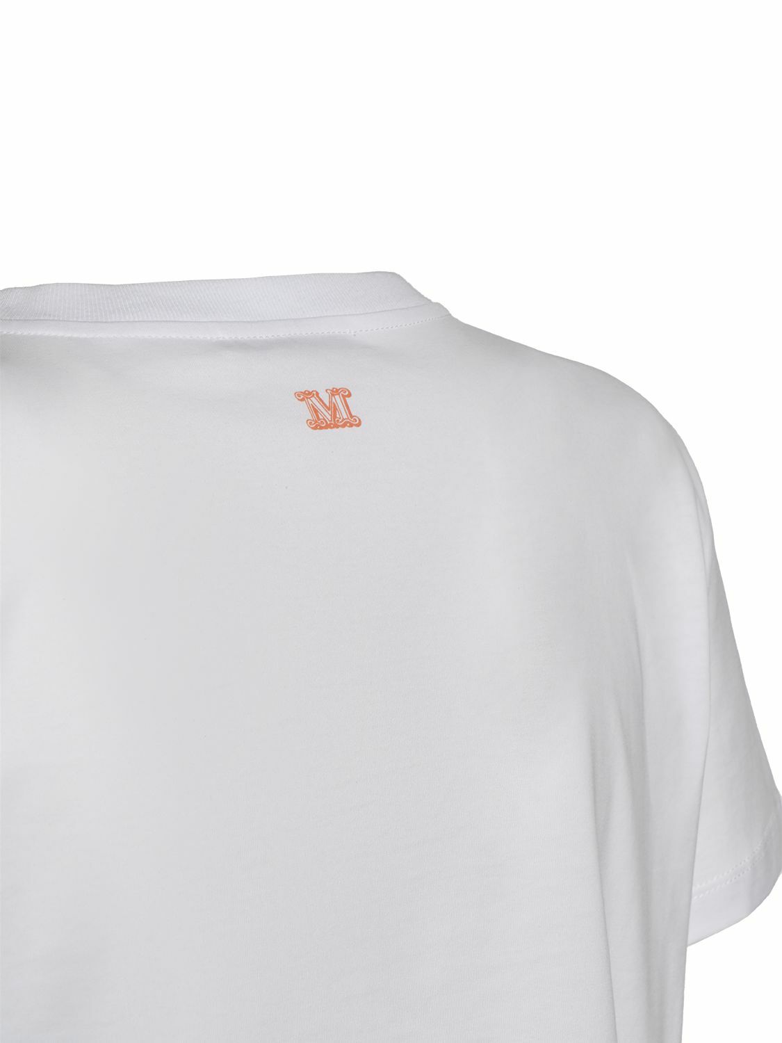 MAX MARA - Mincio Logo Printed Jersey T-shirt Max Mara
