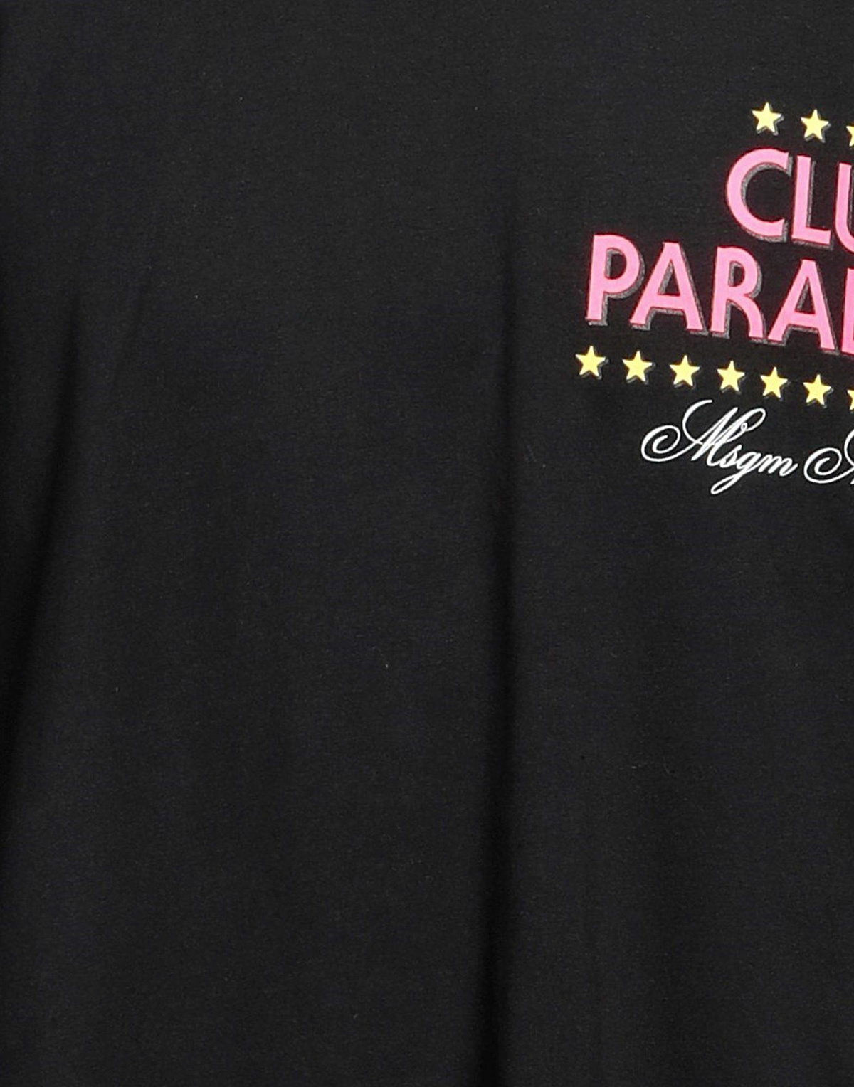 Msgm Mens T-shirt in Black