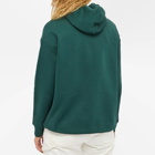 Nike Women's Essential Popover Hoody in Pro Green/White