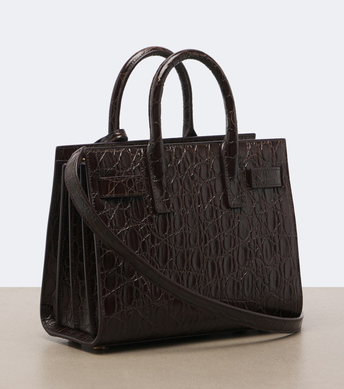 Saint Laurent Sac De Jour Nano leather top-handle bag