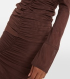 SIR Jacques gathered mesh top