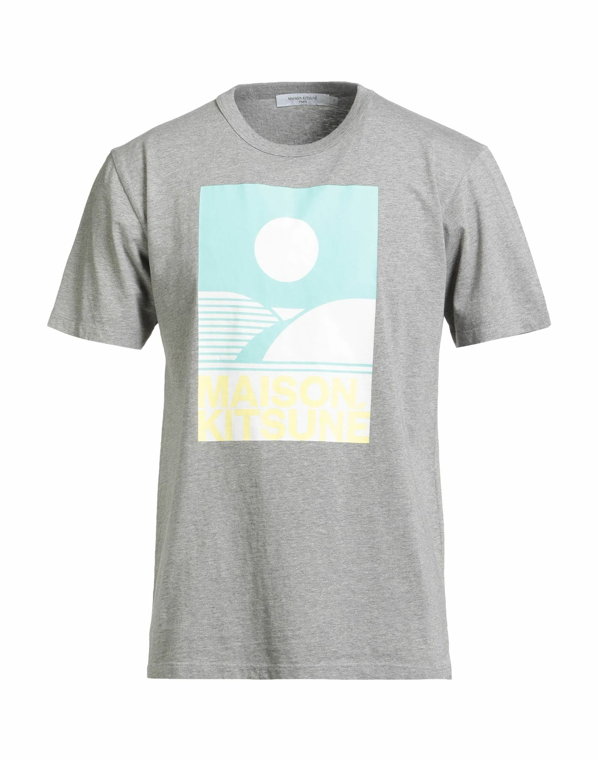 Maison Kitsuné Mens T-shirt in Light grey
