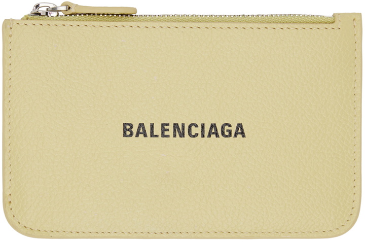 Photo: Balenciaga Yellow Cash Large Long Coin & Card Holder