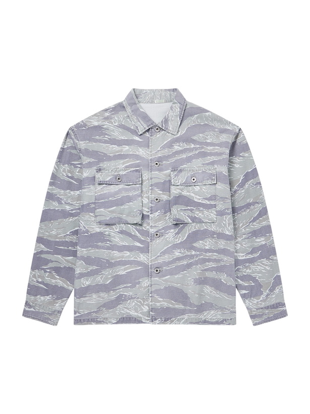 Photo: A.PRESSE - Printed Cotton Jacket - Gray