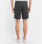 Hartford - Slub Linen Drawstring Shorts - Men - Gray