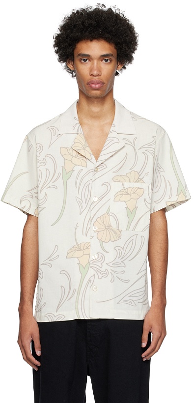 Photo: Stockholm (Surfboard) Club Yellow Floral Shirt