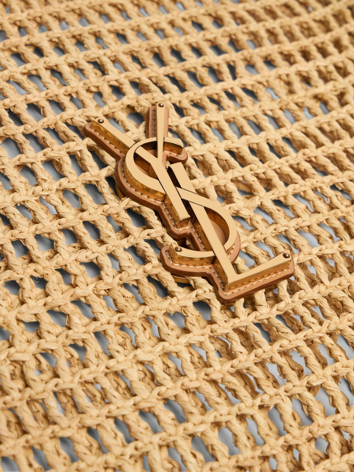 【Saint Laurent】Oxalis Raffia ショルダーバッグ★上品お洒落 Oxalis bag in raffia macramé | Saint Laurent | YSL US