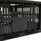 HAY Medium Square Recycled Colour Crate in Charcoal 