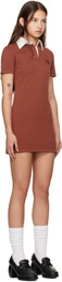 AMBUSH Red Rugby Shirt Minidress