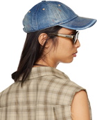 Acne Studios Blue Carily Trafalgar Cap